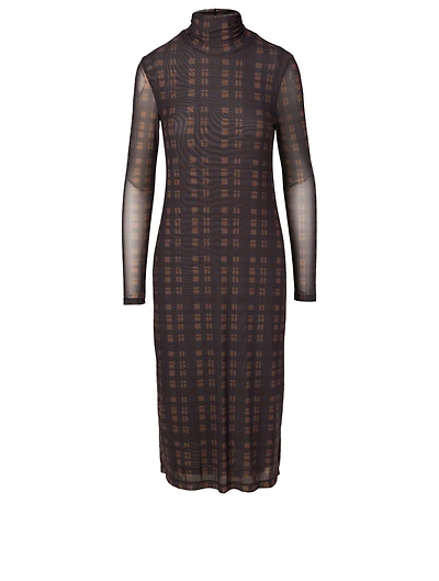 Priscilla Mesh Midi Dress