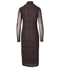 Priscilla Mesh Midi Dress