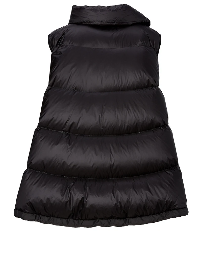 Asymmetric Puffer Vest