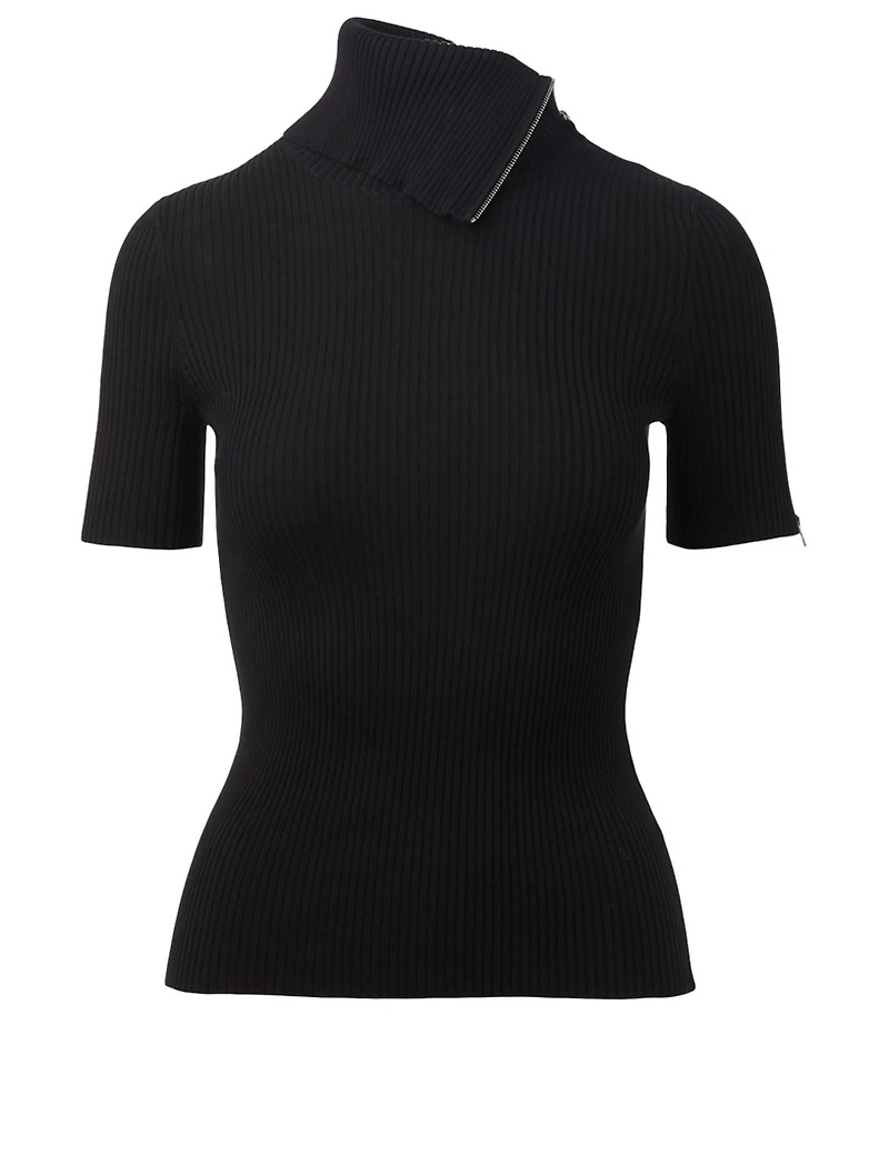 Cotton Turtleneck T-Shirt