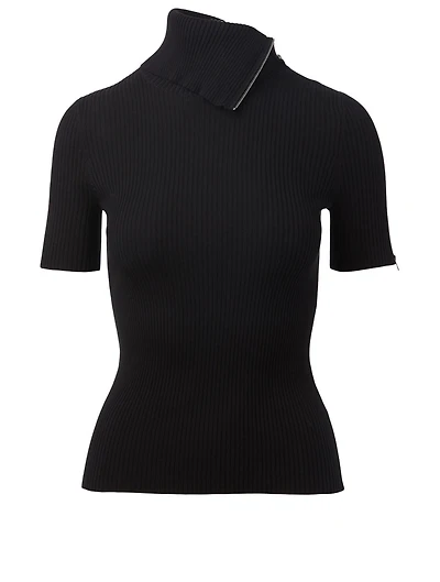 Cotton Turtleneck T-Shirt