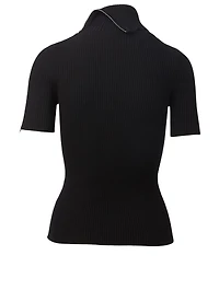Cotton Turtleneck T-Shirt