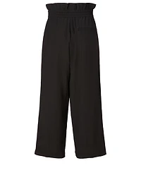 Cropped Paperbag Pants