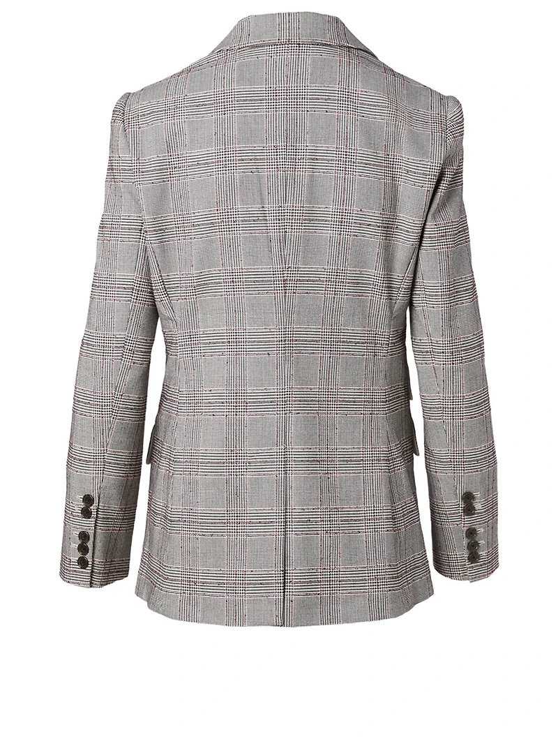 Aalyah Blazer Check Print