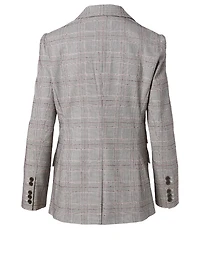Aalyah Blazer Check Print