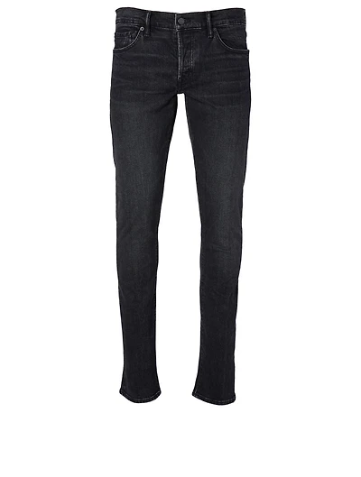 Cotton-Blend Slim-Fit Jeans