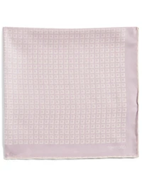 Silk Pocket Square In Cube Print