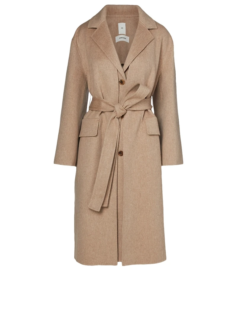 Wool And Cashmere Layered Coat