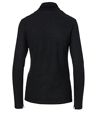 Wool Turtleneck Top