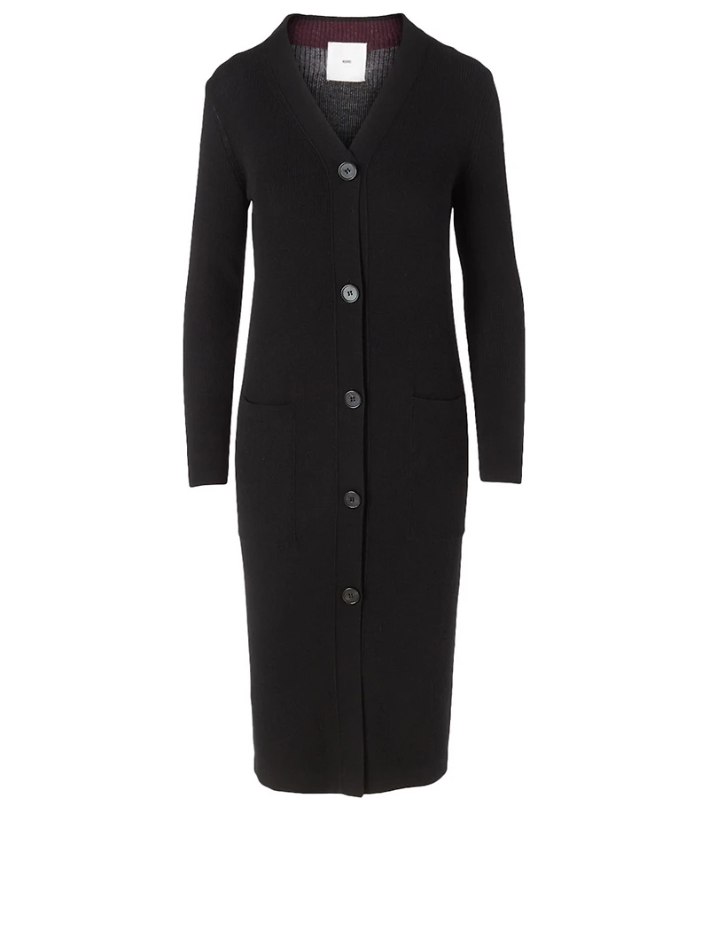Wool And Cashmere Long Cardigan
