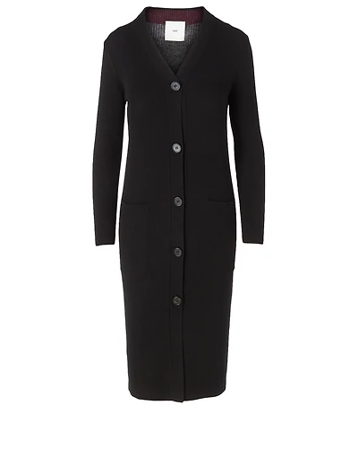 Wool And Cashmere Long Cardigan