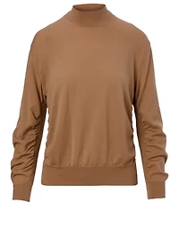 Wool Ruched Top