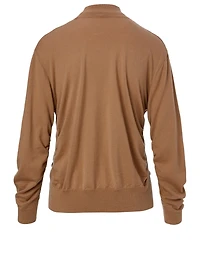 Wool Ruched Top