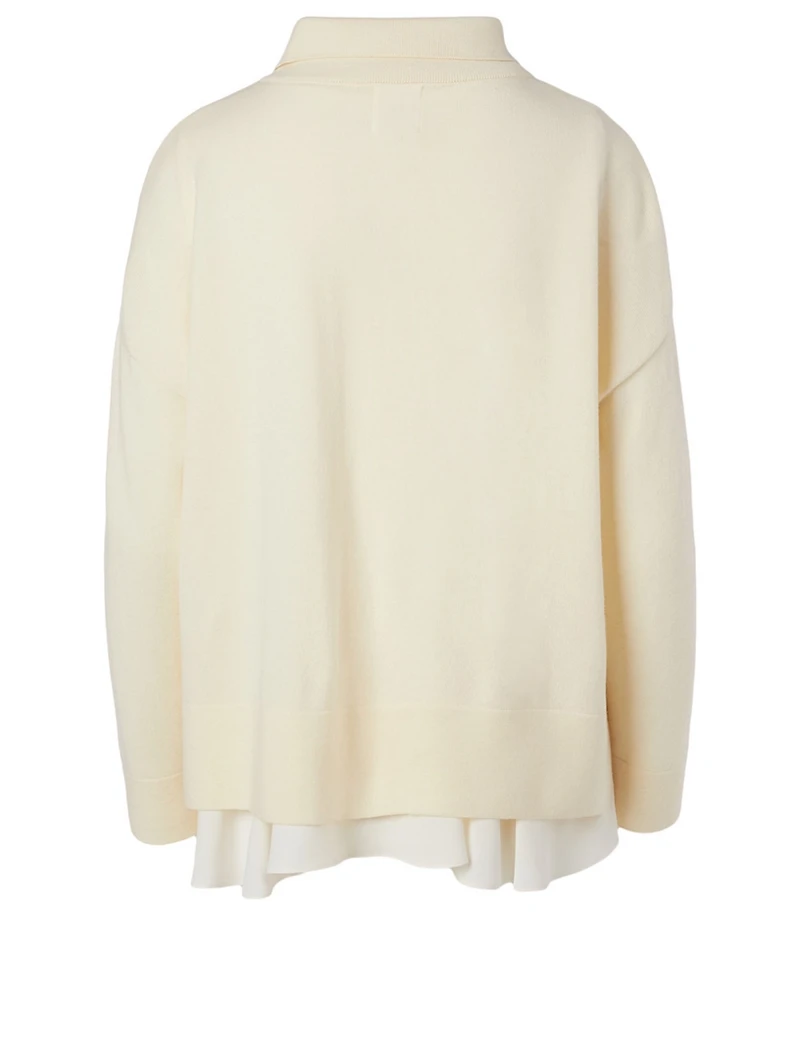 Wool And Cashmere Layered Top