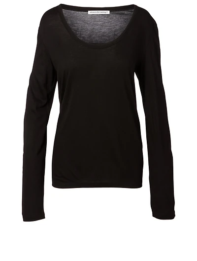 Drapey Jersey Top