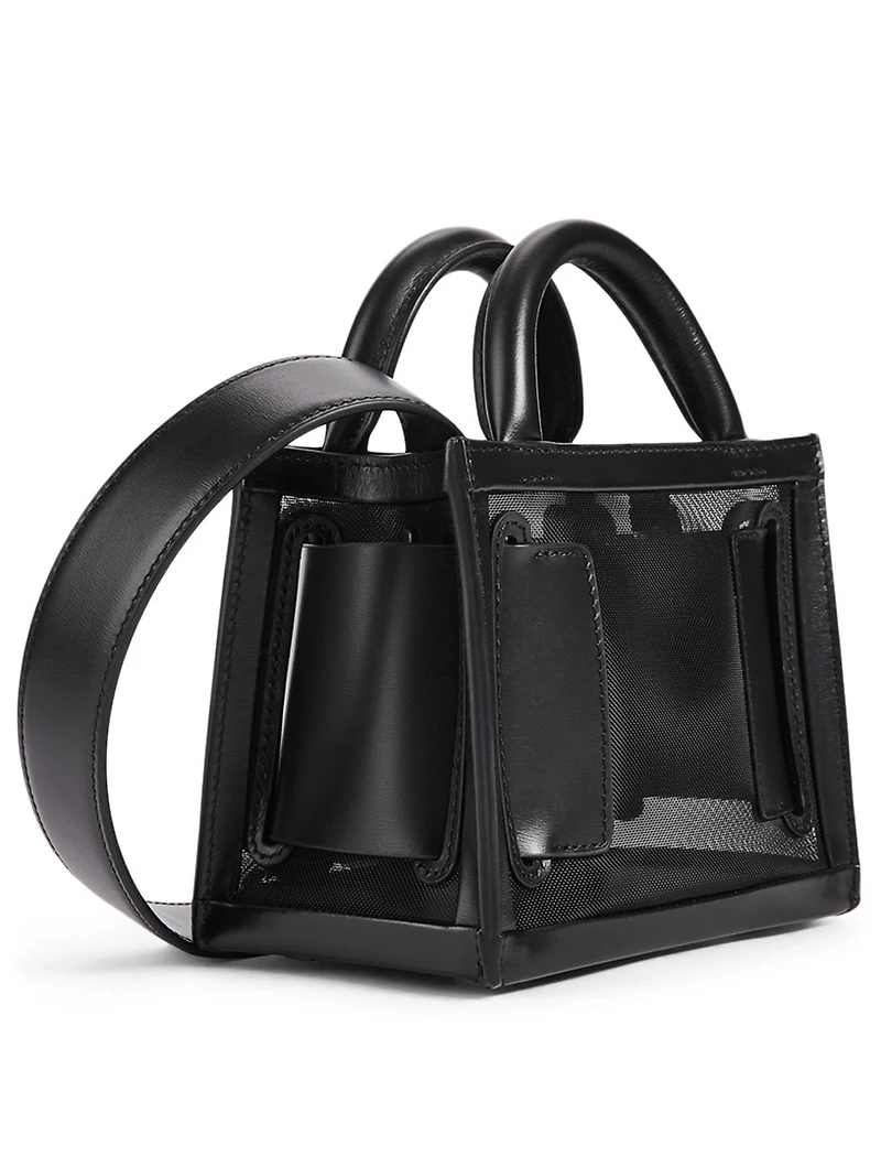 Bobby 16 Mesh Frame Top Handle Bag