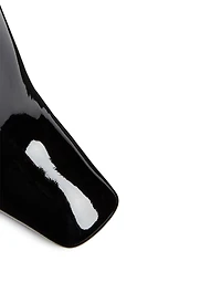 Patent Leather Knee-High Boots
