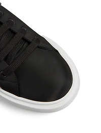 Nylon High-Top Sneakers With Studs
