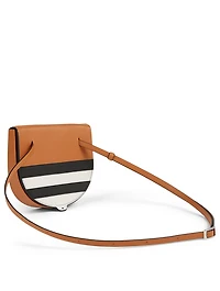 Mini Heel Marine Stripe Leather Bag