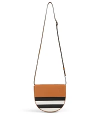 Mini Heel Marine Stripe Leather Bag