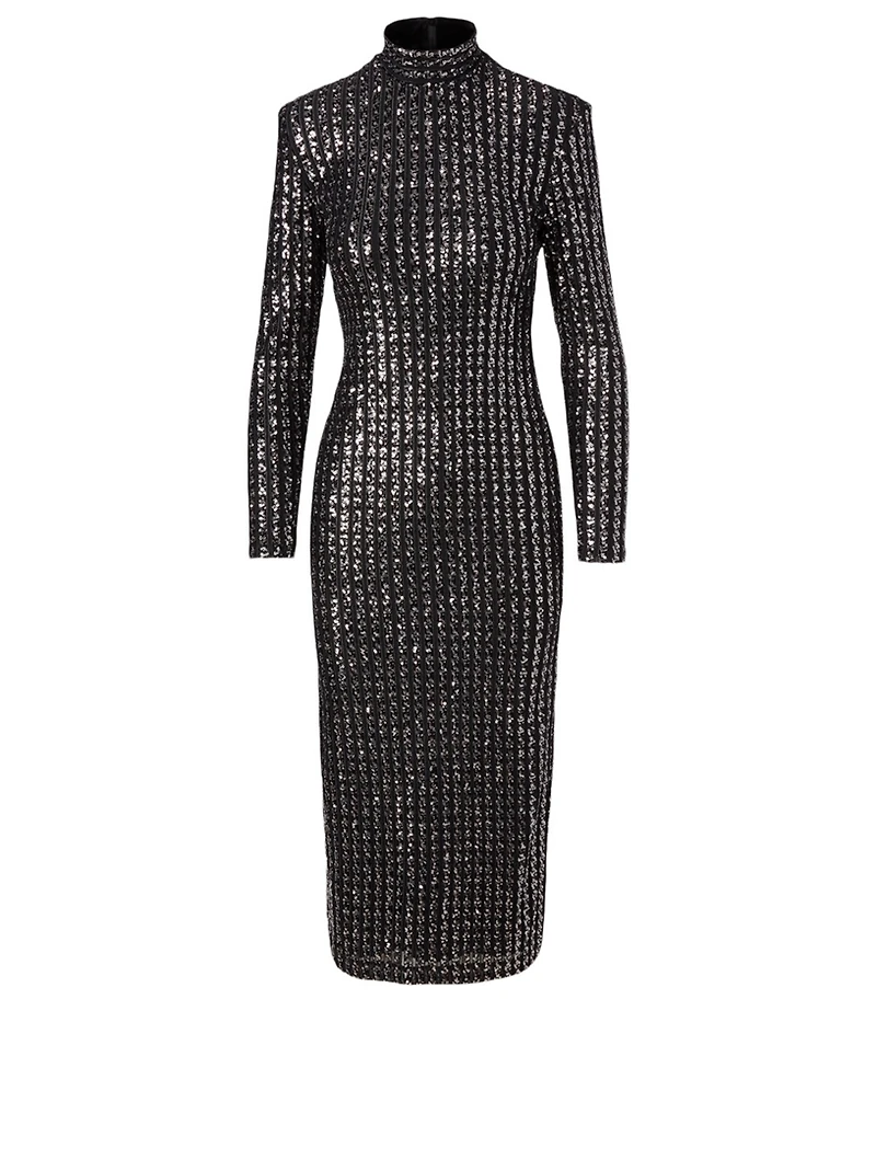 Sequin Midi Dress