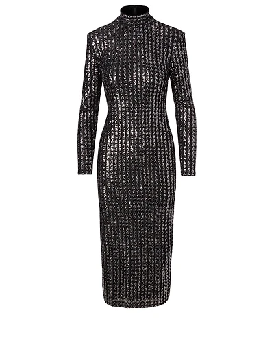 Sequin Midi Dress