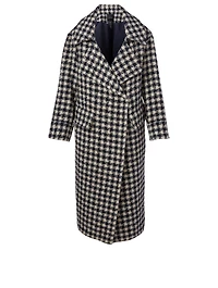 Wool-Blend Blanket Coat