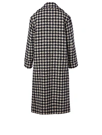 Wool-Blend Blanket Coat