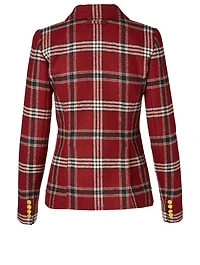 Wool Duchess Blazer With Patch Pocket