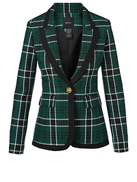 Taped Peaked Lapel Blazer