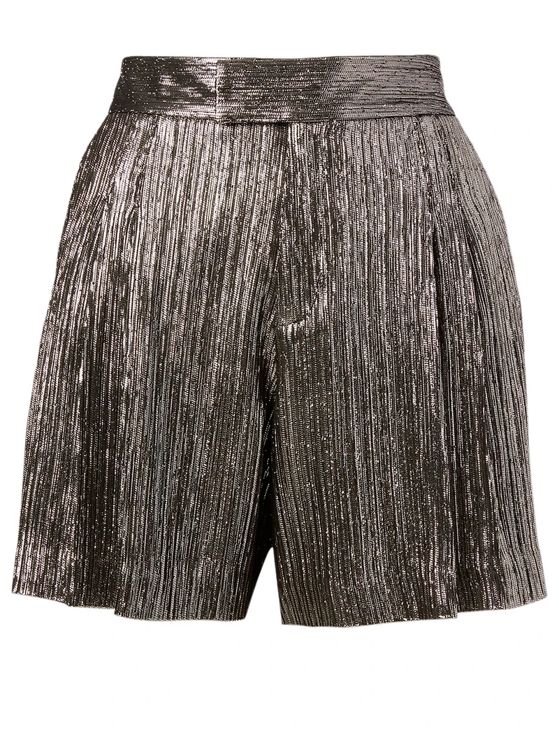 Pleated Walking Shorts