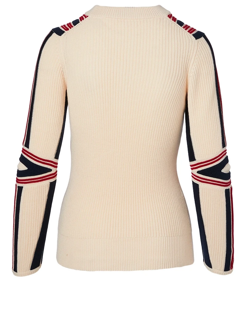 Wool-Blend Alpine Sweater