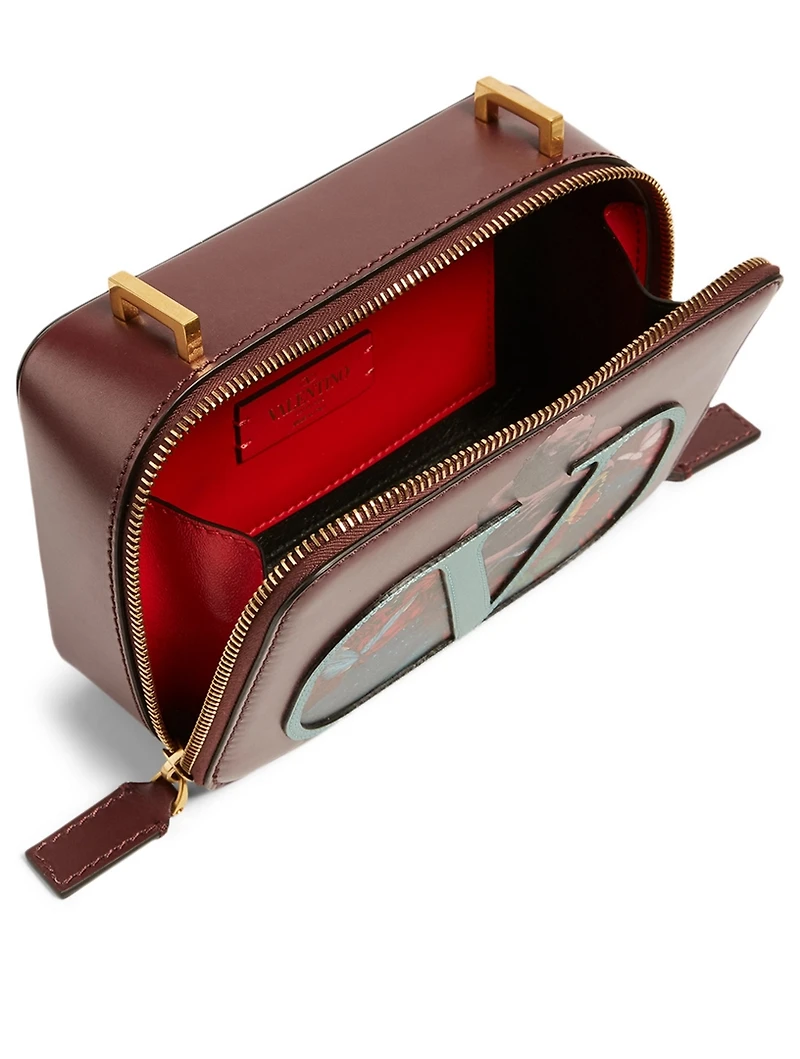Small Undercover Leather Crossbody Bag