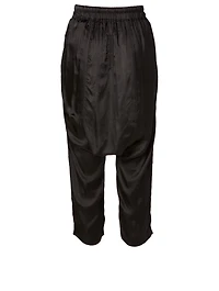 Drawstring Cropped Pants