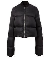 Cropped Duvet Coat