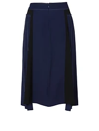 Satin Pleated Skirt