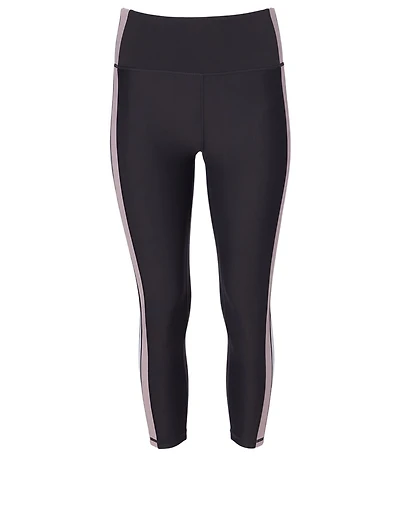 Cleo Stripe High-Waisted Cropped Leggings