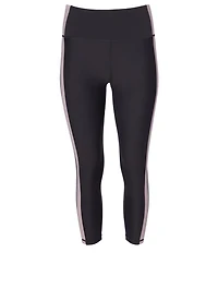 Cleo Stripe High-Waisted Cropped Leggings