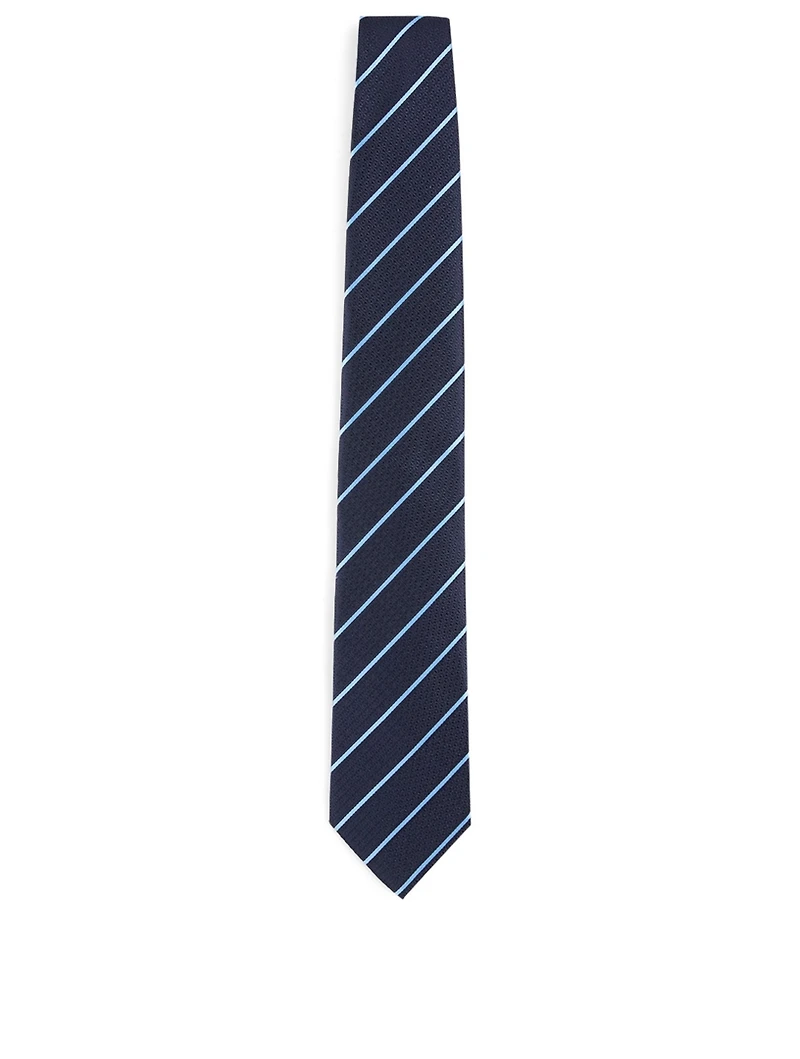 Striped Silk Tie
