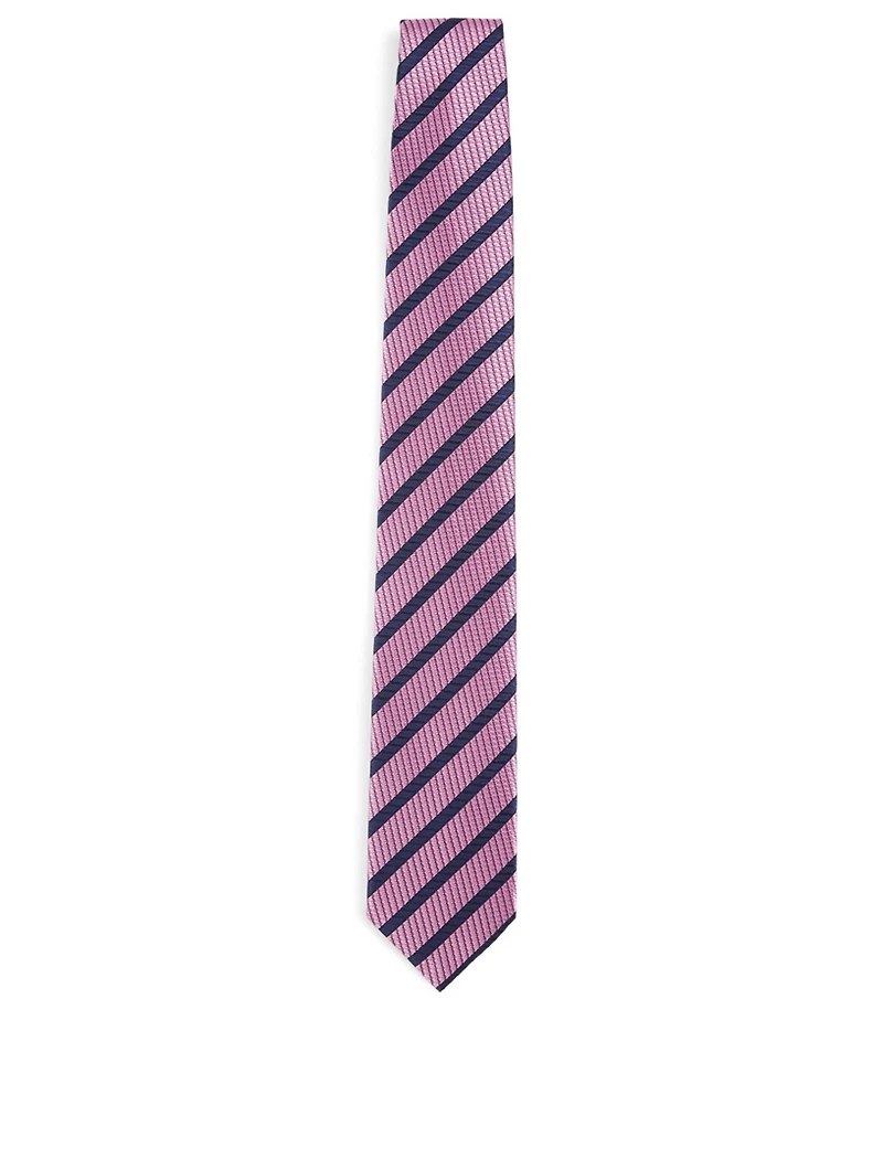 Striped Silk Tie