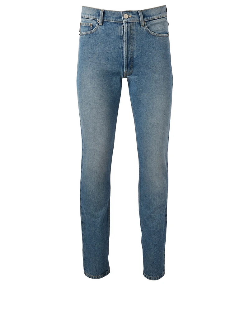 Cotton Narrow-Leg Jeans
