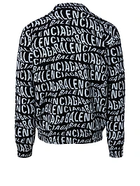 Wool-Blend Sweater Logo Print