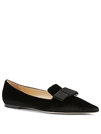 Gala Velvet Flats Lizard Print