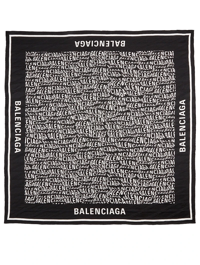 Silk Scarf In Logo Print