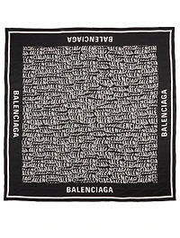 Silk Scarf In Logo Print