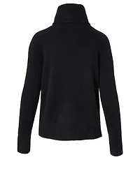 Wool-Blend Fringe Sweater