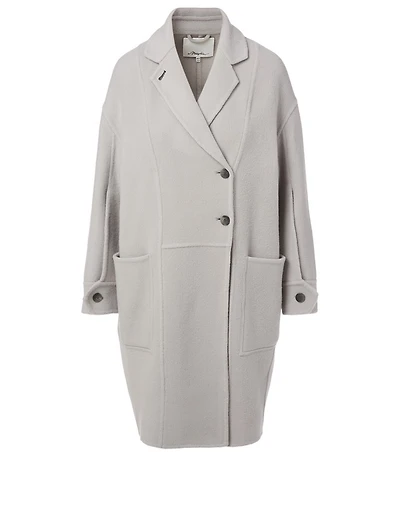 Merino Wool Oversized Long Coat