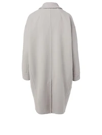Merino Wool Oversized Long Coat