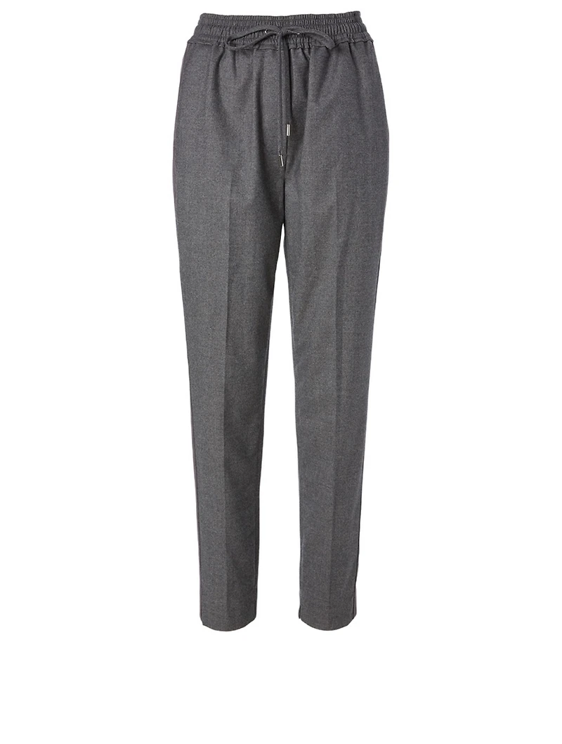 Wool Stretch Track Pants