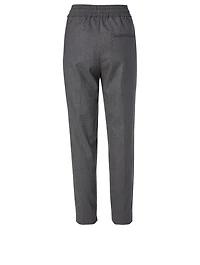 Wool Stretch Track Pants